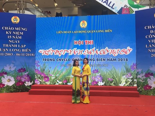 Trường Tiểu học cự Khối đạt giải Khuyến Khích Hội thi  Nét đẹp văn hóa công sở  quận Long Biên